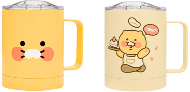 카카오프렌즈 춘식이 컵 텀블러, 아이보리