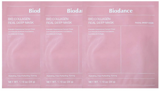 바이오던스 바이오 콜라겐 리얼 딥 마스크, 1개입, 3개