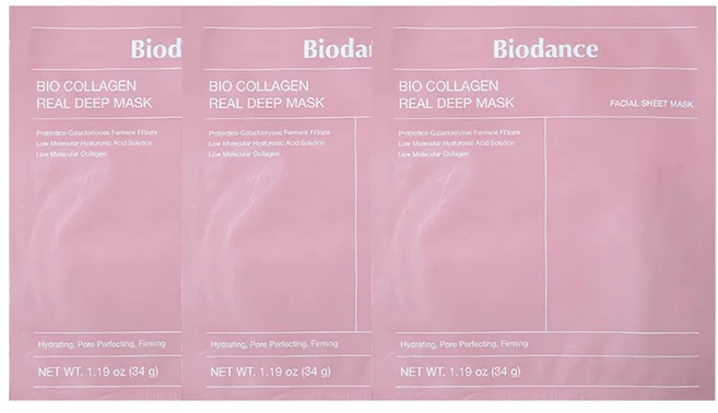 바이오던스 바이오 콜라겐 리얼 딥 마스크, 1개입, 3개 - 쿠팡