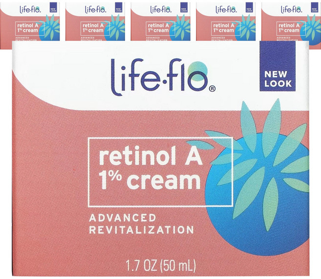 라이프플로헬스 레티놀 A 1% 어드밴스드 리바이탈라이제이션 크림, 50ml, 6개