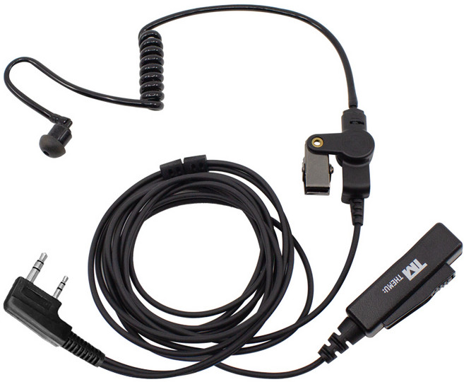 HK일렉트로닉스 HK-407 HD-400 무전기용 롱경호이어마이크 TM-EM4000 확실한 음성전달 (TM-EM4000), 1개