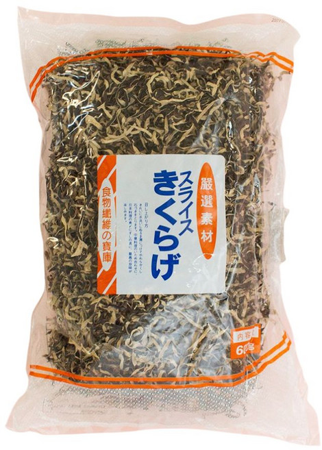 黑木耳絲, 600g, 1個
