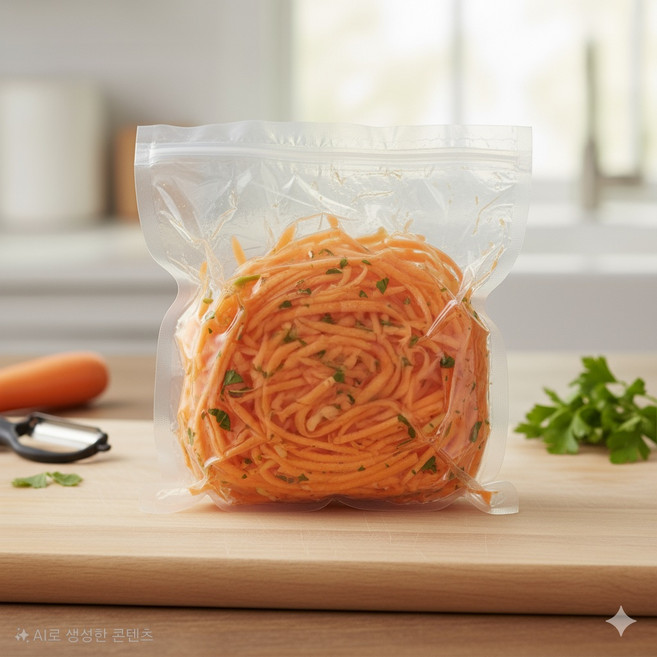 뜯어서 바로쓰는 당근채, 1개, 3kg
