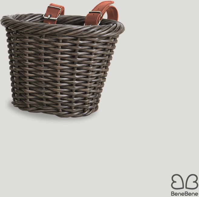 베네베네 세발자전거 킥보드 스쿠터 호환 바구니 WOODEN, 1개, 우든