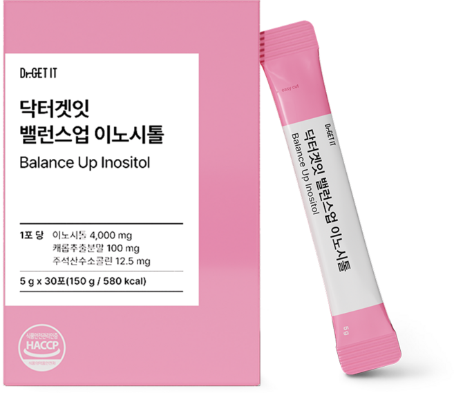 6위 - 닥터겟잇 밸런스업 이노시톨, 2박스, 30회분