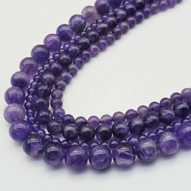 자수정 천연원석 팔찌만들기 목걸이 만들기 DIY 자수정 팔찌 만들기