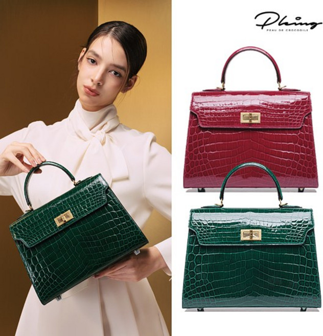 [플랑] 리얼 크로커 밸리 토트백 (+반지갑)