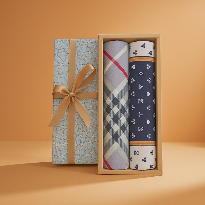 이레터치 손수건 선물 세트 고급상자포장 답례품