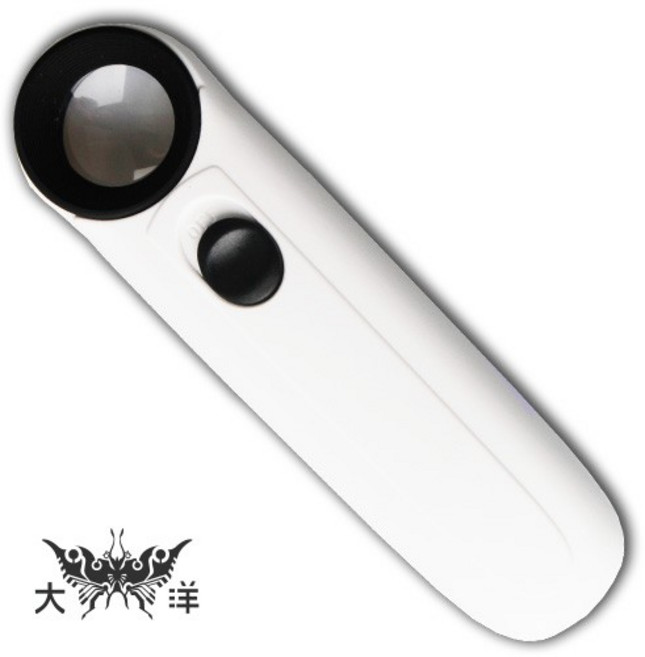 手持型40倍放大鏡 LED燈, 1個