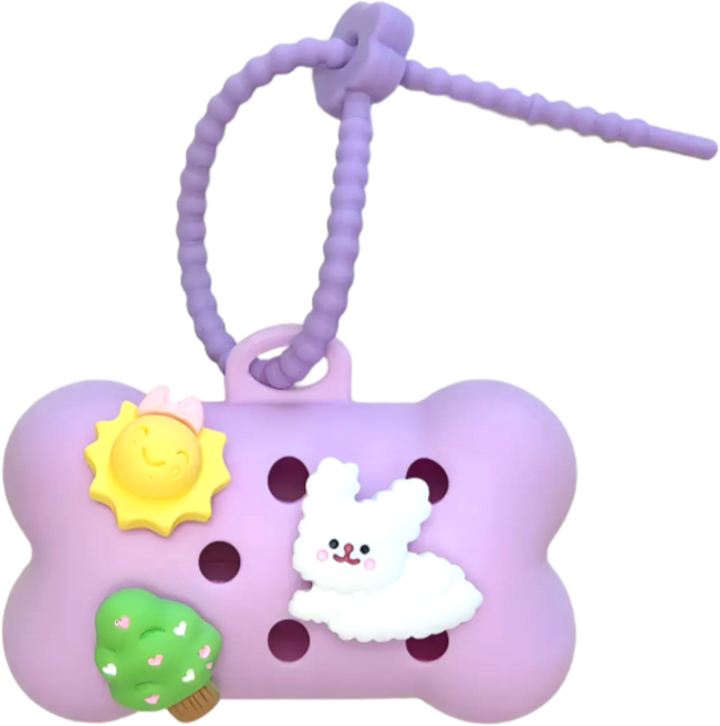 [도그올데이] 말랑젤리콕 풉백 케이스, 포도젤리+숲속의댕댕이 세트(3pcs), 1개, 1개입