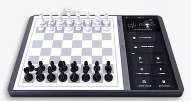 AI 스마트 체스판 오목 버튼오목판 체스넛 전자오목판 연습용 올인원, 1개, 체스넛 EVO 스마트 전자 체스 보드