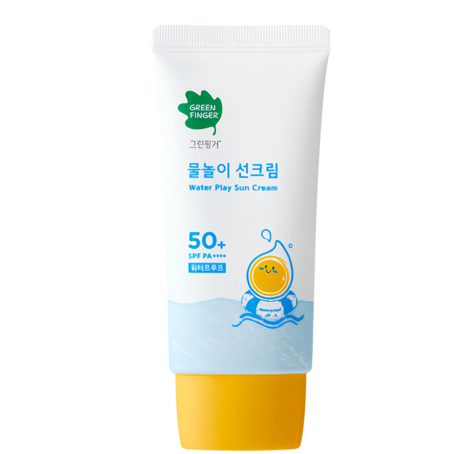 그린핑거 물놀이 유아 선크림 워터프루프 SPF50+ PA++++, 50ml, 1개