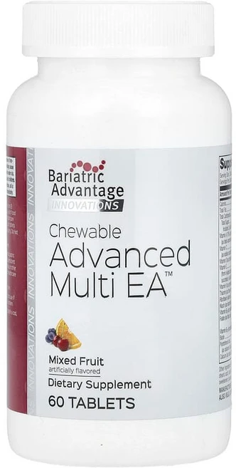 Bariatric Advantage 츄어블 어드밴스드 멀티 EA 과일 혼합 60정 BDV-93592, Bariatric Advantage, 츄어블 어드밴스드, 1개 - 쿠팡