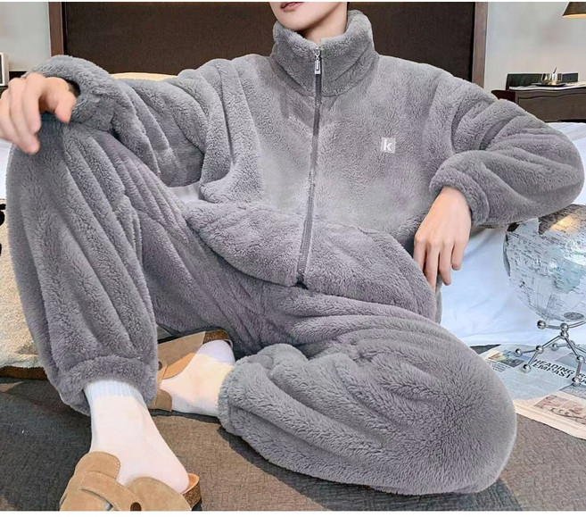 THE G&G남성 극세사 수면잠옷 상하의 파자마세트PB