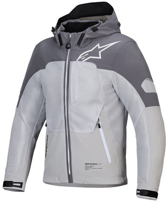 알파인스타 자켓 CREW PARKA AIR 아시안핏 다크 그레이 아이스 그레이, XL