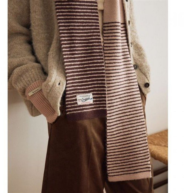 벤시몽 COLOR BLOCK KNIT MUFFLER - 423808 1010274