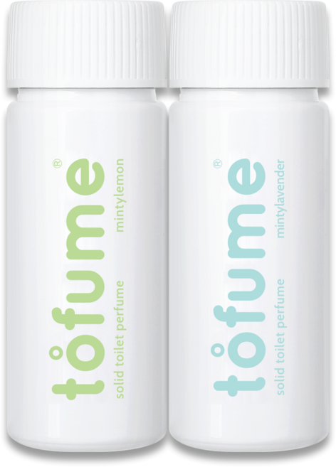 토퓸 토일렛 퍼퓸 화장실 방향제, 24g, 2개, 민티레몬(30정), 민티라벤더(30정)