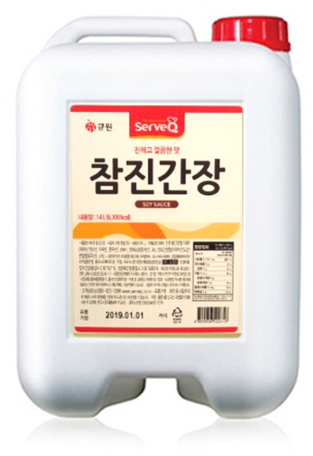 큐원 참진간장 14L, 1개