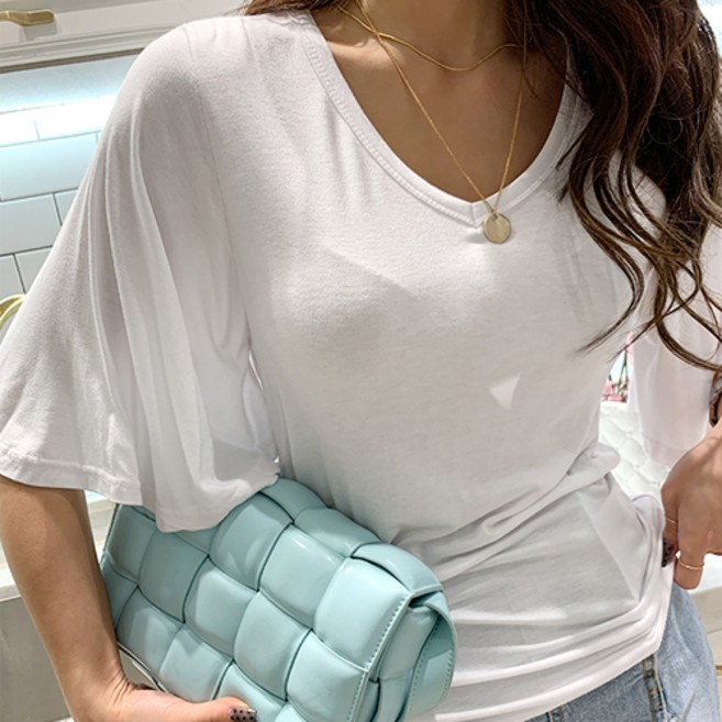 [난닝구]트엔버 날개반팔티