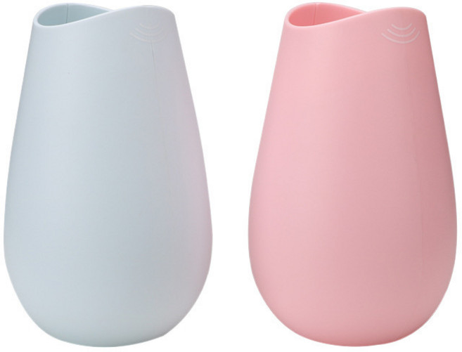 방음항아리 소리지르는 고함항아리 방음 마이크 고음 발성 연습 노래 스트레스해소장난감(새로운 업그레이드 걱정 없이 크게 외치거나 노래를 부르세요!), 2 라이트 블루 + 라이트 핑크.