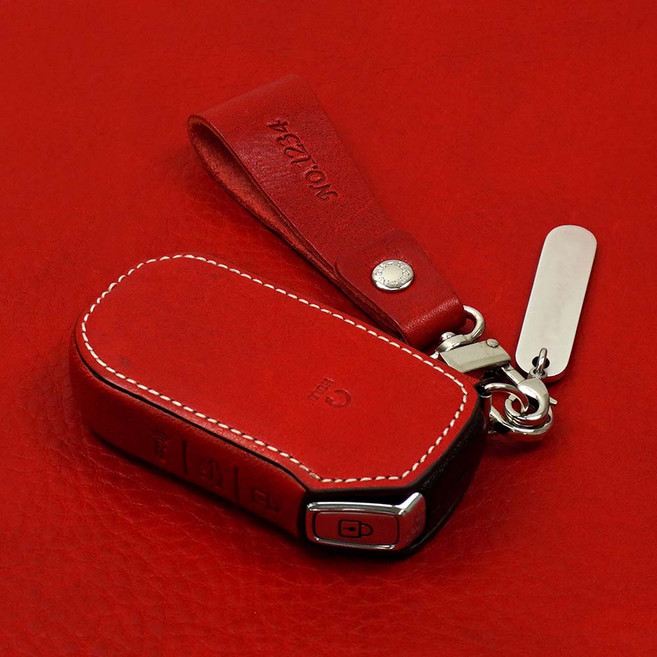 이지스 리츠S K8 셀토스 쏘렌토MQ4 니로 EV6 스포티지 NQ5 K3 차키케이스, 레드, K-07(5버튼)