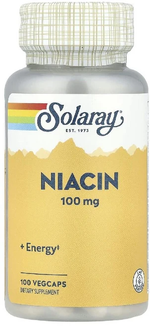 Solaray 니아신 100mg 베지 캡슐 100정, B. 500 mg, 1개 - 쿠팡