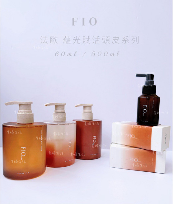 FIO 蘊光賦活頭皮洗髮精/精華液 平衡 豐盈 舒敏修護 涼感控油, 1個, 舒敏修護洗髮精2瓶優惠/數量請下2