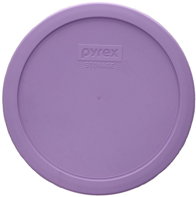 Pyrex 7402-PC 라벤더 퍼플 식품 보관 교체 뚜껑 (이 뚜껑은 7402 6컵 조각 믹싱 볼 및 7203 7컵 유리 그릇에 적합) - 미국 제조 314290
