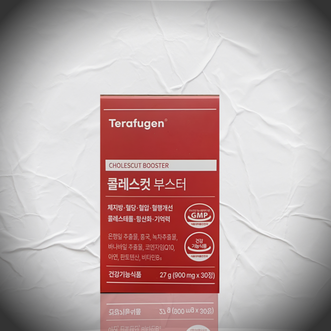 테라퓨젠 콜레스컷 부스터 30정 3개 추가 비타민멘토 브랜드씰 3개, 30회분