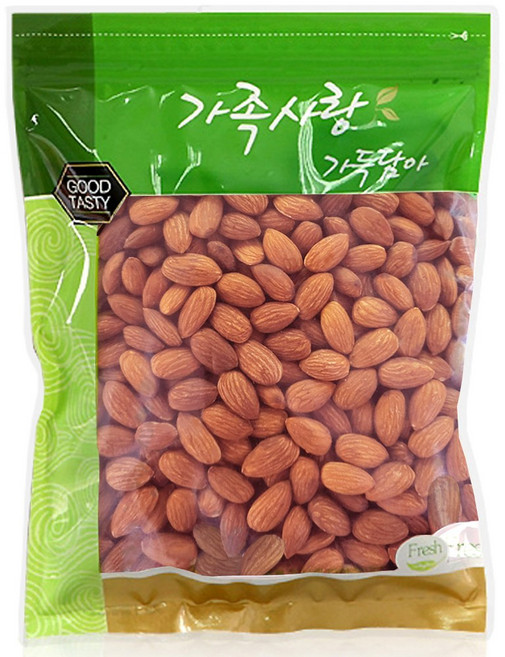 [가온애] 가족사랑 무염 볶은 아몬드, 1kg, 1개