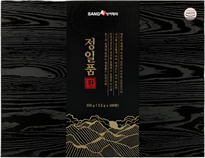 상아제약 정일품환 100환 + 쇼핑백, 3.5g, 100개