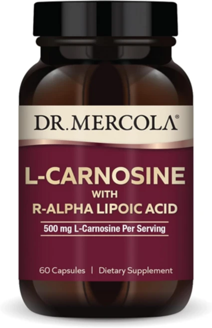 닥터머콜라 L카르노신 500mg R-ALA 엘카르노신 60베지캡슐 Dr.Mercola, 1개, 60정 - 쿠팡