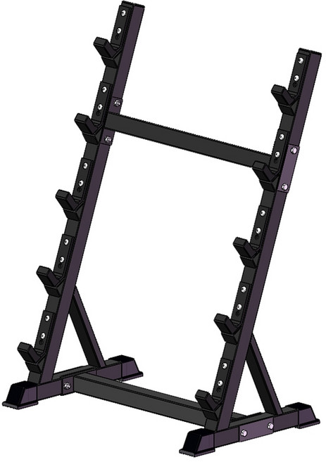 바벨거치대 역기 중량봉 헬스장 고정 정리대 벤치 체육관, 블랙(5개) 신장 티베트 내몽고 단종, 1개