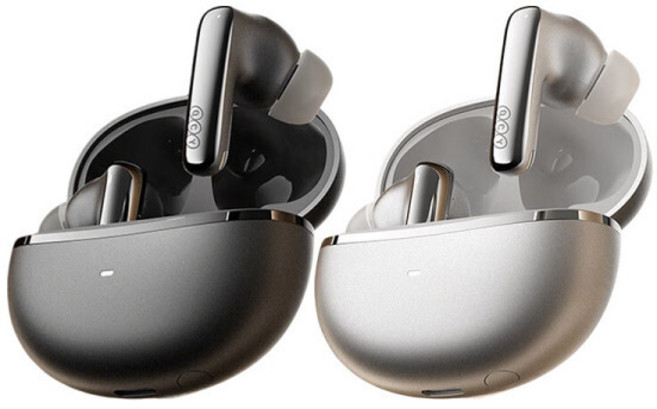 QCY N70 노이즈캔슬링 무선 블루투스 이어폰 HiFi AI번역, 티타늄 골드