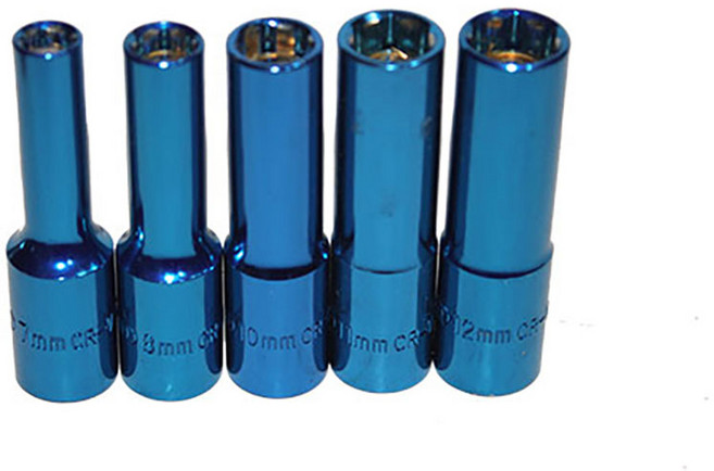 BK [대만제] 3/8인치 마그네틱롱소켓, 1개, 파란색