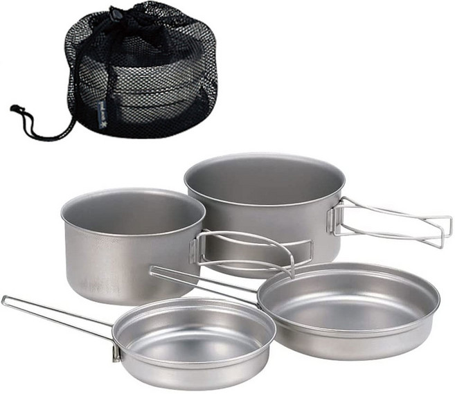 [국내배송] 스노우피크 티타늄 코펠 퍼스널 쿠커 세트 SCS-020T, 1개