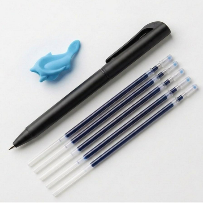 기화펜 사라지는 볼펜 다회독 공부용 수험생 필기펜, 1개, 파랑