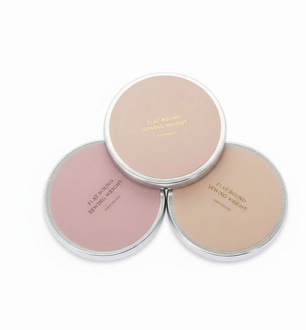 패션스타트 소잉웨이트 플랫 라운드 마그네틱 자석 문진, 3개