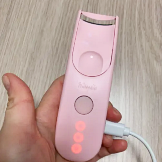 (정품) 필리밀리 히팅뷰러 속눈썹 고데기 와이드핏 충전식 무선 온열 뷰러, 1개