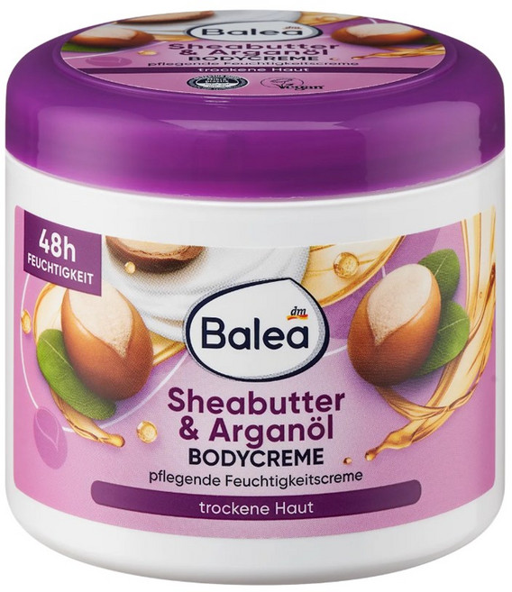 발레아 바디크림 시어버터&아르간오일, 500ml, 1개