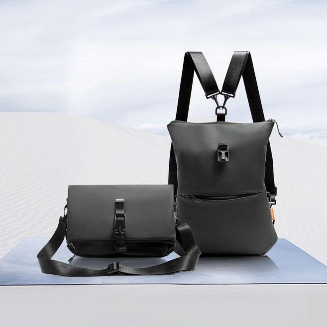 민트에코 2단 변신 폴딩 크로스백 백팩 숄더백 노트북 부드러운 경량 가방