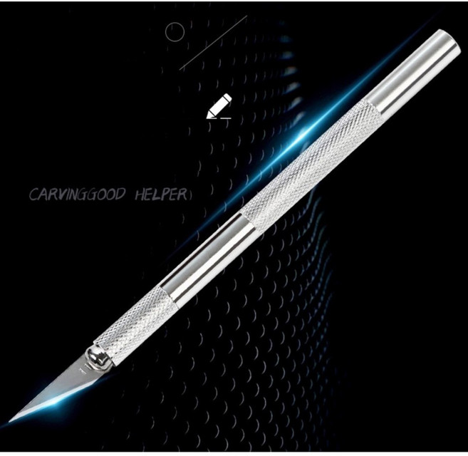 전문가용 아트나이프 공예칼 페이퍼 컷팅 리필칼날 아트칼 다꾸 조각칼 커팅칼