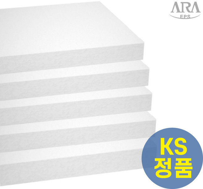 흰색스티로폼 압축스티로폼 원판 온장 900 x 1800 x (10T~600T) 비드법 단열재 1종, 900 x 1800 x 80T(1장)