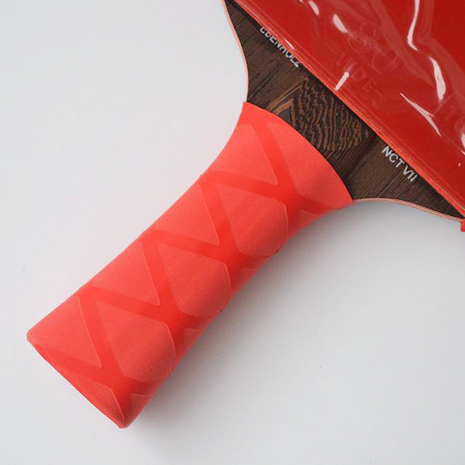 다파요 1+1 탁구 라켓 그립 테이프 손잡이 핸들 미끄럼방지 열수축튜브 탁구용품 그립튜브, 블루+레드