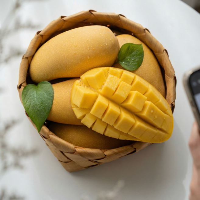 남독마이 프리미엄 초고당도 골드망고, 1개, 골드망고 1kg