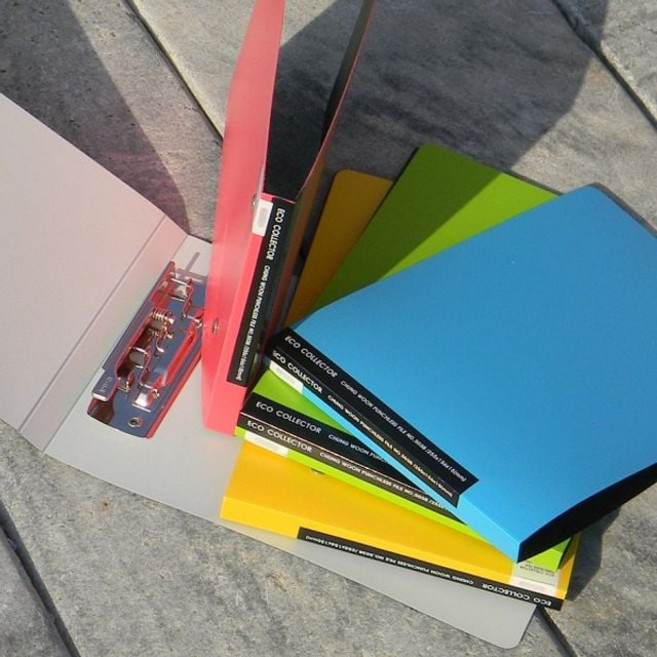 청운 칼라컬렉터 A5 PP 펀치리스화일/세금철 1개, 본상품선택