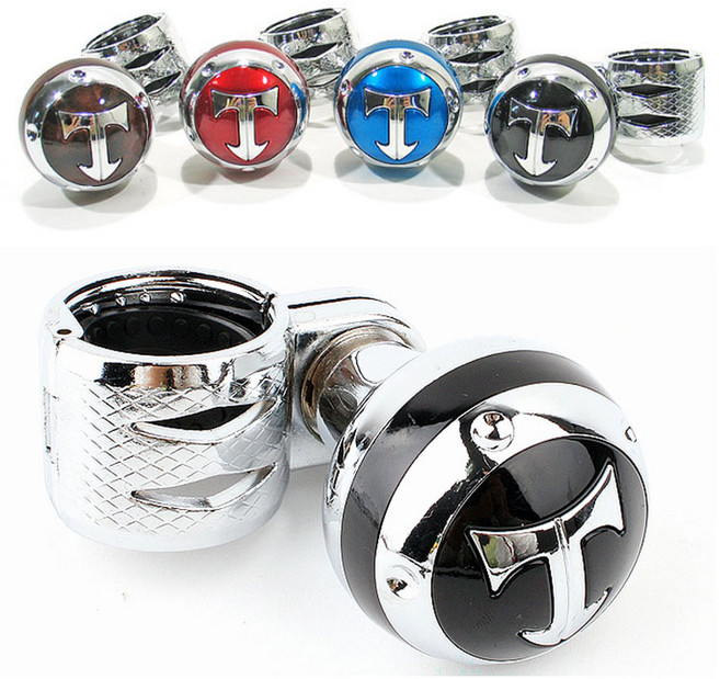 파워핸들봉 자동차핸들손잡이 국제산업 TR베어링 파워핸들, 블랙