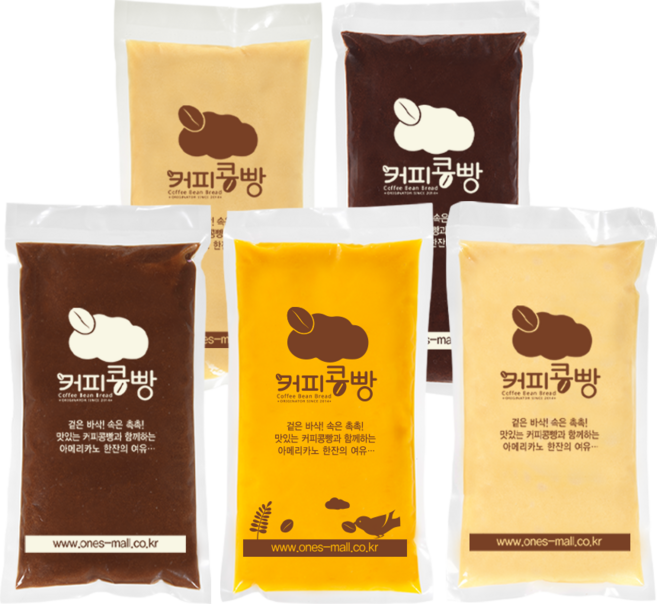 원스 커피콩빵 반죽 커피맛 6kg 아몬드맛 4kg, 10kg, 1세트