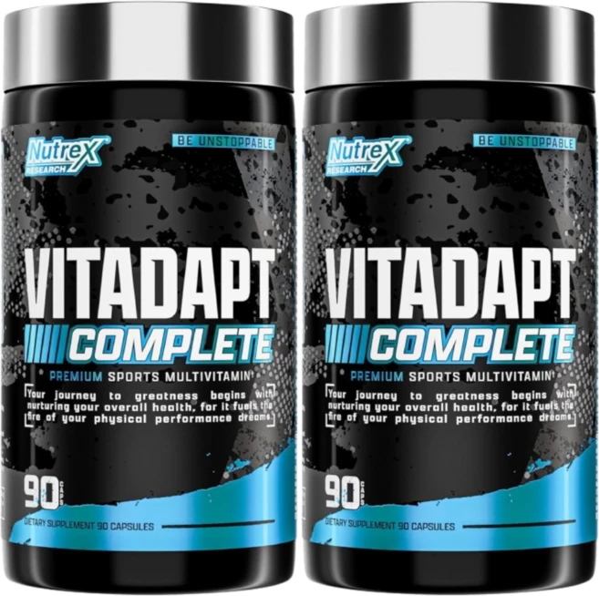 Nutrex Research Vitadapt Complete 프리미엄 스포츠 종합비타민 캡슐 90정 2 SET - 쿠팡