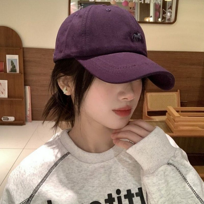 韓版春季新款牛仔棒球帽 女 甜美可愛 蝴蝶結鴨舌帽